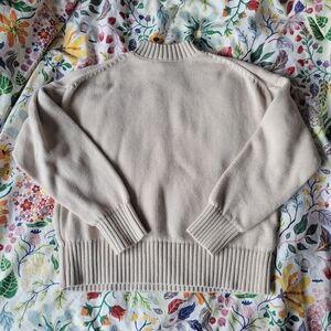Elegant Cream Women's Sweater